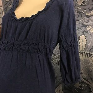 Navy blue MAX STUDIO sweater dress // Fall fashion